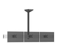 supports pro modular plafond KIMEX 031-4332K1 Support TV plafond menu board 3 écrans 32'' - Hauteur 100 cm Noir G