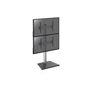 supports pro modular sol 031-1200K1 Support sur pied pour 2 écrans TV 40''-65'' - Hauteur 175cm - A poser