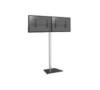 Support sur pied pour 2 écrans TV 43'' - 49'' - Hauteur 240cm - A poser - Inclinable