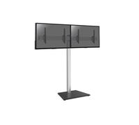 Support sur pied pour 2 écrans TV 50'' - 55'' - Hauteur 175cm - A poser - Inclinable