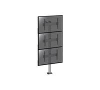 Support sur pied pour 3 écrans TV 40''-65'' - Hauteur 240cm - A visser