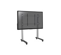 Kimex Support sur pieds pour écran TV 031-2100K2 70''–120'' à roulettes Noir G