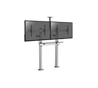 Support sur pieds visioconférence pour 2 écrans TV 45''-55'' - A visser