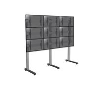 Support sur pieds mur d'images pour 9 écrans TV 50''-55'' - A poser