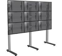 Support sur pieds mur d'images pour 9 écrans TV 50''-55'' - A poser