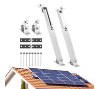 Supports réglables pour panneau solaire - inclinable en d'aluminium de 30 cm, durable | pour l'énergie solaire pour l'installation de panneaux extérieurs