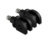 Supports Repose-pieds Valter Moto Pilote Or