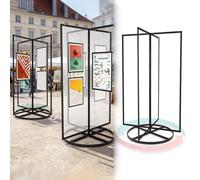 Supports robustes pour affiches, exposition de peinture, œuvres d'art de maternelle pour extérieur/intérieur, écran de suspension pour photographie