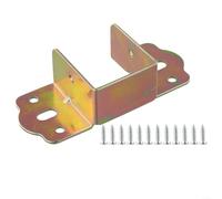 Supports sécurisés en acier laminé à froid pour un soutien fiable des structures de lit (doré 40 mm)