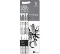 Supports techniques Winsor & NEWTON, 3pcs noir Petit