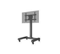 supports tv sol sur roulettes 030-1164 pour écran TV 32''-75'', Hauteur 118 cm