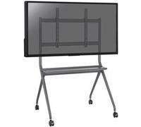 Kimex Chariot mobile pour écran TV 030-4386 - 50''-86'' sur roulettes avec étagère