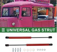 Supports universels de levage Couvercle de fenêtre Boîte à outils Vérins à gaz 15 pouces / 380 mm 40 livres / 180N / 18 kg Rouge Lot de 2