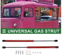 Supports universels de levage Couvercle de fenêtre Boîte à outils Vérins à gaz 20 pouces/500 mm 20 livres/90N/9 kg Rouge Lot de 2