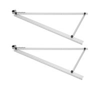 Supports universels d'extérieur pour panneaux solaires, supports de montage réglables pour panneau solaire, support de panneau solaire pour panneaux solaires avec dimensions inférieures à 160 x 100 cm