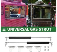 Supports universels pour couvercles de salles à manger Vérins à gaz 15 pouces / 380 mm 67 lb / 300 N / 30 kg Noir 2 pièces