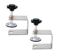 Supports universels pour façades de tiroirs, tables de travail, en acier inoxydable, serrage réglable avec propriétés anti-corrosion, clip de panneau de tiroir résistant à la corrosion
