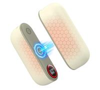 SUPPOU Chauffe Main Rechargeable 2 en 1 Magnetique,5000mAh*2Packs,Chaufferette Main Électrique,3 Niveaux de Chaleur,16 Hrs de Chaleur,Chargeur Portable USB-C,Raynauds,Cadeau,Golf,Ski,Gaming