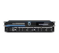 Suppresseur de Larsen Automatique Anti-hurlement avec décaleur de fréquence pour Microphone KTV 4 entrées/4 Sorties - Interface XLR et 6,35 mm
