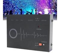 Suppresseur de larsen professionnel, 3 entrées/1 sortie, convertisseur de fréquence pour microphone avec voyant d'alimentation, suppression précise et sans dégradation de la qualité sonore, anti-hur