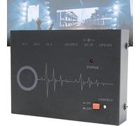 Suppresseur de Larsen professionnel, anti-larsen, convertisseur de fréquence anti-larsen pour microphone 3 entrées/1 sortie avec témoin lumineux, activation automatique par bouton-poussoir, idéal po