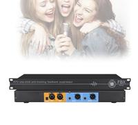 Suppresseur de rétroaction numérique, dérailleur de fréquence anti-hurlement, interface 6.35/XLR, processeur audio avec suppression de hurlement à 5 niveaux pour utilisation sur scène et conférence