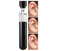 Suppression de la d'Oreille | -Oreille Avec Une Conception De Brosse À 360 Degrés - Kit De Nettoyage Du Cérumen,Pour Hommes Femmes Garçons Filles Jeunes Adolescents Maison École