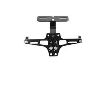 Suppression Garde-Boue Support De Plaque D'immatriculation Moto Cadre Arrière Bien Rangé Pour Éliminateur Lumière Enregistrement Réglable(Black)