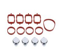 Suppression Volet Admission,Clapet Admission E46,E91 Admisión 320D,4/6 Pi¡§¡§Ces 22Mm Kit De R¡§|Paration De Volet De Turbulence Flans De Volet De Tourbillon Bouchons D'Admission