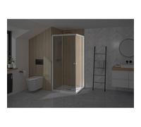 Supra Angle Droite 80 Blanc Transparent - KINEDO PA1581BTND