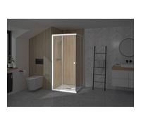 Supra Angle Gauche 90 Blanc Transparent - KINEDO PA1582BTNG