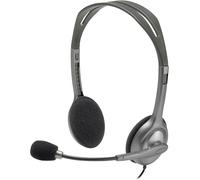 supra-aural Logitech H111 gris