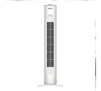 SUPRA BOREA Ventilateur de Tour 3 Vitesses 45W Minuteur Oscillation Poignée Transport Base Ronde 25cm Puissant Blanc
