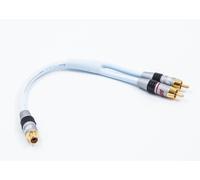 Supra Cables Câble Subwoofer Y-Link 1 RCA 2x RCA M-F 0,25 m