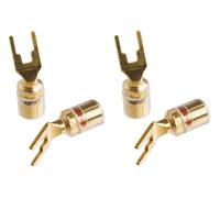 Supra Câbles CombiCon Spade 4 X Corps + 4 X Spade Connecteurs De Haut-Parleur