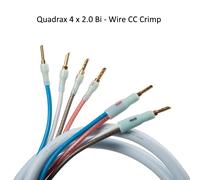 Supra Cables Haut-Parleur Quadrax 4 x 2.0 Bi - Wire Cc Ondulation 1 Paire 4,0 M