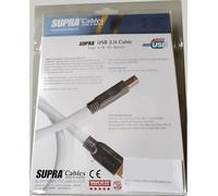 Supra Cables USB 2.0 A-B câble 3 m