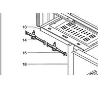 SUPRA - CHENET FONTE POUR FOYER SUPRA 152C 13989PB - 13989PB