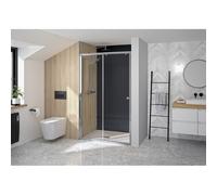 Supra Coulissante 100 Chromé Transparent - KINEDO PA1540CTN