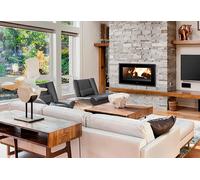 SUPRA Insert à bois double combustion en acier Néo 100 E - 9 kW - FR9010720B