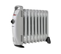 SUPRA OLIA 1000 Radiateur à huile, 1000 W, 10 m², thermostat mécanique, sécurité contre la surchauffe, poignée de transport, poignée toucher froid, silencieux.