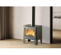 SUPRA Poêle à bois double combustion en acier Claude - 6,1 kW - FR9016740B