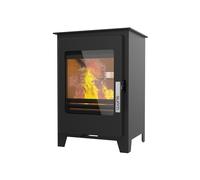 SUPRA Poêle à bois double combustion en acier Oscar - 4,8 kW - FR9016070B