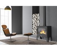 SUPRA Poêle à bois double combustion en fonte Georges - 6,7 kW - FR9016060B