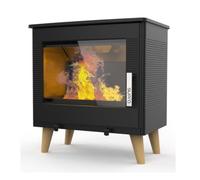 Supra poêle à bois étanche 7.3kw noir