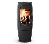 supra - poêle à bois fonte 10kw noir - 117322