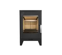 Poêle à bois 4.8kw noir - oscar - SUPRA
