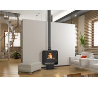 SUPRA Poêle à bois sur pieds en fonte double combustion Paul - 10 kW - FR9015990B