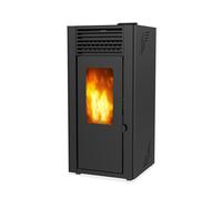Poêle à granulés de bois 11.9kw noir Supra orphee 12 noir noir G