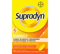 Supradyn Energy 13 Vitamines Et 9 Minéraux Complément Alimentaire 30 Comprimés